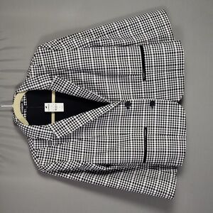 Express Houndstooth 3/4 Sleeve Blazer, Women's Size 10
